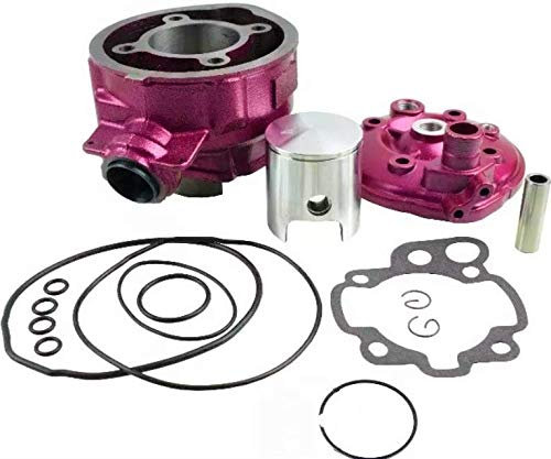 Mota Kit Rose 75cc fonte haut moteur MINARELLI AM6 Cylindre Culasse racing performance pour 50 cc à boite
