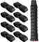 SONEER Badminton Racket Grip, 8pcs Tennis Grip, Anti-Slip Tennis Racket Tape, Self-Adhesive Tennis Overgrip for Tennis, Badminton Racquet Grip (black)