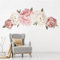 CULASIGN DIY Groß Wandaufkleber Wandtattoo, Wandsticker Pfingstrose Rose Blumen Wasserdicht Wandaufkleber Wanddeko für Wohnzimmer Schlafzimmer