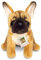 Teddy Hermann 91987 Französische Bulldogge 27 cm, Sonderedition Lieblingshunde, Kuscheltier, Plüschtier mit recycelter Füllung