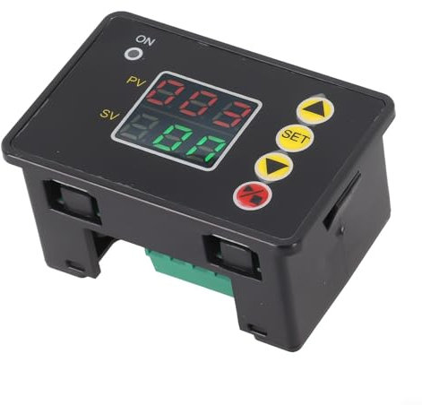 HOHOVYVY 1PC Verzögerungs Modul,12V Zeitschaltuhr,T2310 Digital Timer Relais Modul Schalter DC12V 24V AC220V Verzögerung Netzteil(12V)