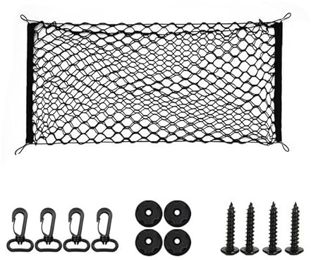 Car Trunk Cargo Net, for Tesla Model 3 Model Y Model S Model X Back Storage cargo Coverage Net Elastic storage Mesh Luggage Organiser Accessories,90x40cm
