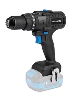 HÖGERT TECHNIK Bürstenloser Akku-Schlagbohrschrauber 18V, 100 Nm Drehmoment, 13 mm Bohrfutter, 23 Drehmomenteinstellungen, LED-Beleuchtung, ohne Akku, Metallgetriebe