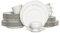 CreaTable, 24320, Serie Maria Theresia Gold, 30-teiliges Geschirrset für 6 Personen, Kombiservice aus Porzellan, Made in Europe