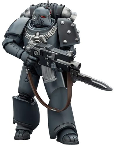 JOYTOY Warhammer 40K Horus Heresy, Space Wolves MKVI Tactical Legionary 1/18 Action Figur，Sammeln Und Zeigen Modell
