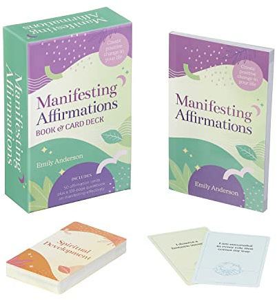 Manifesting Affirmations Book & Card Deck: Create Positive Change in Your Life. Includes 50 Affirmation Cards Plus a 128-Guidebook on Manifesting Effectively (Arcturus Oracle Kits)