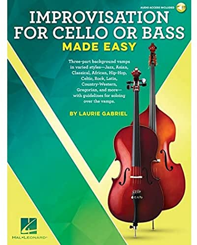 Gabriel Laurie Improvisation Made Easy Cello Or Bass -Book & Audio Online-: Noten, E-Bundle, Download (Audio) für Cello
