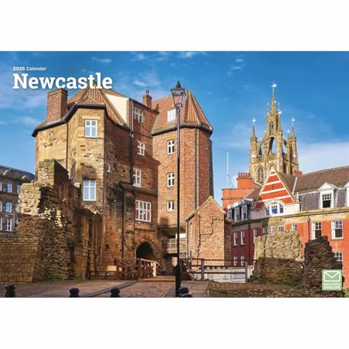 Newcastle A4 Calendar 2026, Wall Calendars, Month To View, Travel, Gift