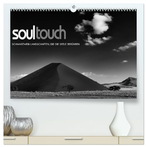 Soultouch - Schwarzweiß Landschaften, die die Seele berühren (hochwertiger Premium Wandkalender 2026 DIN A2 quer), Kunstdruck in Hochglanz: ... Landschaften der Erde (CALVENDO Natur)