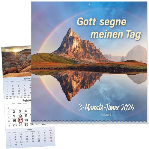 Gott segne meinen Tag 2026: 3-Monats-Terminer