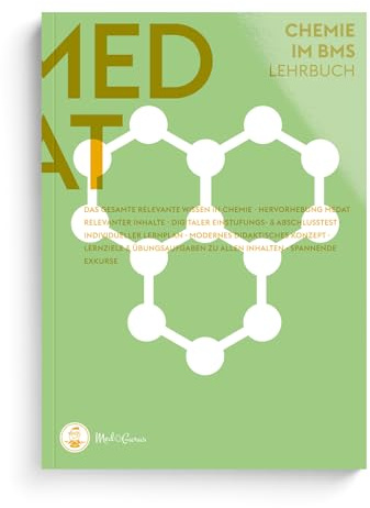 MedGurus - MedAT Vorbereitung - Chemie Lehrbuch zur Vorbereitung auf den Basiskenntnistest für medizinische Studiengänge BMS im Aufnahmeverfahren MedAT für das Medizinstudium in Österreich