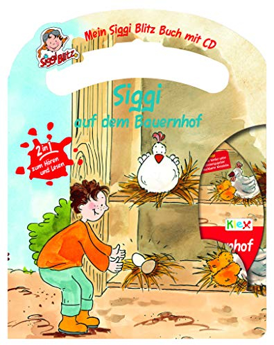 Mein Siggi Blitz Buch mit CD - Siggi auf dem Bauernhof Hörspiel und Kinderbuch zum Hören und Lesen