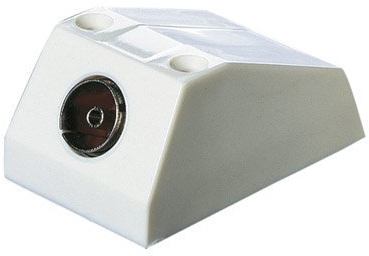 TV Aerial Coax Outlet Socket Box UHF Surface Mount Coaxial Female