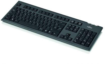 Fujitsu KB410 PS2 Black LAT/AM, S26381-K515-L481
