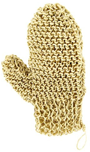 Davartis Massagehandschuh mit Daumen aus 100% Sisal - grob