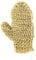 Davartis Massagehandschuh mit Daumen aus 100% Sisal - grob