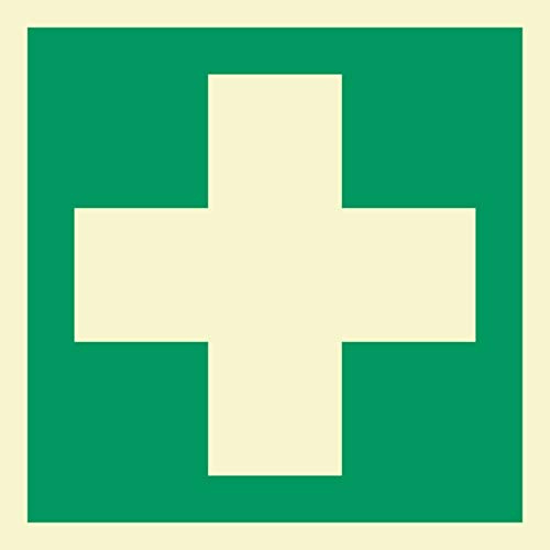 Schild Erste Hilfe Rettungszeichen nachleuchtend ASR A1.3 400 x 400 mm