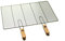 Edelstahl Rost Grillrost - rechteckig und rund - Grill Rost Grössenauswahl (67 x 40 cm mit Griffen)