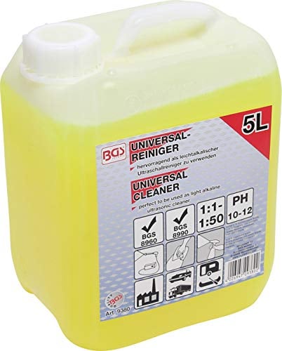 Limpiador universal | 5 l | para limpiadores de alta presión y limpiadores ultrasónicos