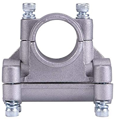 BORDSTRACT Soporte de Mango para Desbrozadora, Abrazadera de 28 mm para Accesorio de Cortacésped, Soporte de Mano para Cortadoras de Césped(plateado)