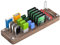 AOJUE Speicherkarte aus Holz, TF-Karte-Box und USB-Treiber /SD-Kartenhalter, Mikro-SD-Karte-Box, Speicherkarte-Box, Aufbewahrungskarte mit Speicherkarte-SNH01M