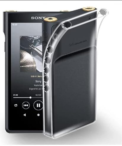 Soft Clear TPU Case Compatible with Sony Walkman NW-WM1ZM2 NW-WM1AM2, Ultra Thin TPU Gel Case for Sony Walkman NW-WM1ZM2 WM1AM2 (Black)