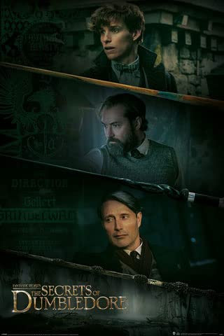empireposter Fantastic Beasts - The Secrets of Dumbledore - Three Wands - Größe 61x91,5 cm