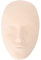 Schminke Trainingsköpfe, 3D Tattoo Praxis Haut Silikon Übungshaut Practice Fake Skin Kunsthaut Augenbrauen Übung Weiche Dick Blank Make Up Manuelle Semi Permanent Präsentation Schaufensterpuppe Kopf