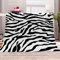 Schwarz Und Weiß Kuscheldecke Flauschige 150x200, 3D Zebra Fleecedecke Mikrofaser Sanft Flanell Weich Decke Sofaüberwurf Tagesdecke kinderdecke für Bett/Sofa