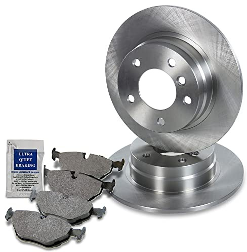 ATEC Germany Bremsenset Hinterachse inkl. Bremsscheiben Ø 280 mm Voll + | Kompatibel mit: BMW 3, 3, 3 Cabriolet, 3 Compact, 3 Coupe, 3 Coupe, 3 Touring