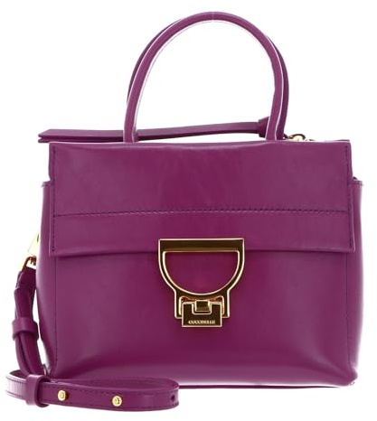 Coccinelle Leder Handtasche Umhängetasche Arlettis Rock Handbag Craquele Leather