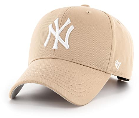 '47 Brand Cap NY Yankees B-RAC17CTP-KH Khaki Beige, Size:OneSize