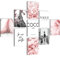 Novart- Tableau Décoration Murale- Mode- Coco Like They- Decoration Chambre Salon- Prêt à être Accroché- 9 Cadres de 20x25 cm- Rose- N026191a