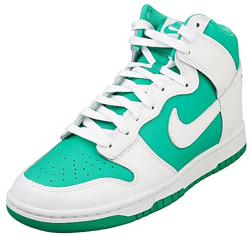 Nike Dunk Hi Retro Basketballschuhe für Herren, Stadion Grün Weiß, 47.5 EU