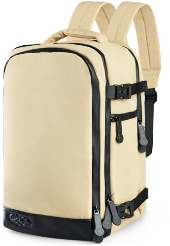 eco&essentials - Reiserucksack handgepäck 40x20x25 GLOBETROTTER - 100% recycelte Materialien