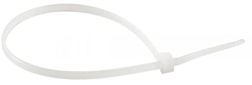 ACTON Collier de serrage - Blanc - Nylon 6.6 2,5x200 mm - Boîte de 100 - Collier de serrage