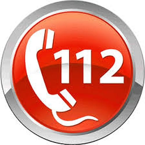 WildeBabsKLBT 2 Stück Feuerwehr Krankenwagen Notruf erste Hilfe 112 S354 11cm hochwertige Premium Aufkleber-Folie Sticker