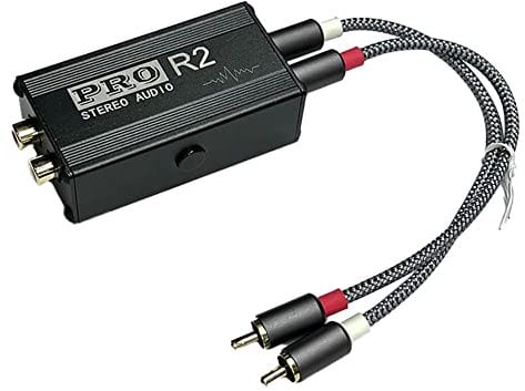 Dedjgoo Ground Loop Audio Isolator Audio Noise Filter Noise Suppressor Isolator Audio Signal Noise Reducer for PC