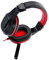 Homoyoyo Adjustable Gaming Headset with Noise-canceling Mic Wired Stereo Headphones for Pc Laptop Comfortable Head Design for Long Calls Setup