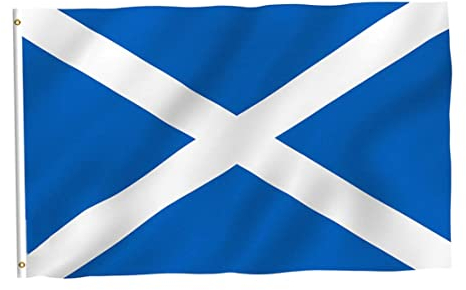 1pcs Flaggen 153x92Cm Schottland Flaggen der Welt der schottischen Flagge Europäische Bunting Saltire Flag