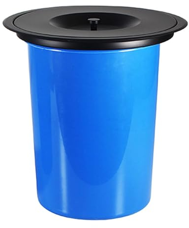 LYXXW Poubelle Plan Travail avec Couvercle Et Seau, Caché Intégré Petite Poubelle Déchets Comptoir pour Cuisine, Salle De Bain, Chambre, sous Évier,Noir,5L