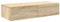 VidaXL Wandregal Mit Schubladen Sonoma-Eiche 80x33x17 cm Holzwerkstoff, Wandschrank, Schweberegal, Wandablage