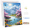 MEIYUDA Peinture par Numero Adulte avec Cadre, Paysage Nature Kit de Peinture à l'Huile sur Toile par Numéro, Débutants Peinture Acrylique Pigmentée, Decoration Maison Cadeau 30x40cm