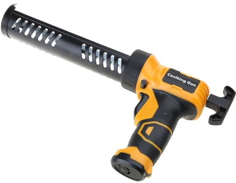 RGYBAO Cordless Caulking Guns Electric Caulking Guns Battery Operated 4 Adjustable Speeds LED Light 10OZ/300ML Caulk Guns