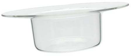 Alipis Straw Hat Shape Glass Bowl for Dessert Bowl for Serving Fruits Yogurt Chic Tableware