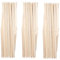 Kanta Enrejado de madera expandible para pared de jardín para decoración de plantas trepadoras y partición de plantas (paquete de 3) (marrón claro, 180 cm x 30 cm)