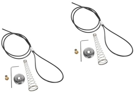 DIYEAH 4 Sets Gate Latch Cable Pulls Spring Loaded Opener for Doors Easy Installation Reliable Smooth Operation for Fences Gates