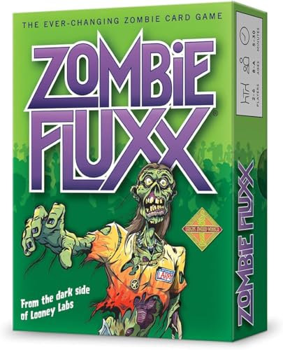 Looney Labs | Zombie Fluxx Card Game - Ever-Changing Gameplay and Zombie Adventure | English