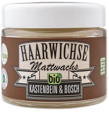 KASTENBEIN & BOSCH: Haarwichse Mattwachs Classic - Das Bio Haarwachs für langen & unsichtbaren Halt in deinem Haar - Professionelles Haarstyling von den Friseurmeistern Kastenbein & Bosch (100ml)