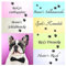 Wandora W1374 Wandtattoo Wunschname + Lieblingsplatz I dunkelgrau Motiv 6 I Haustiere Hund Katze Aufkleber selbstklebend Wandaufkleber Wandsticker
